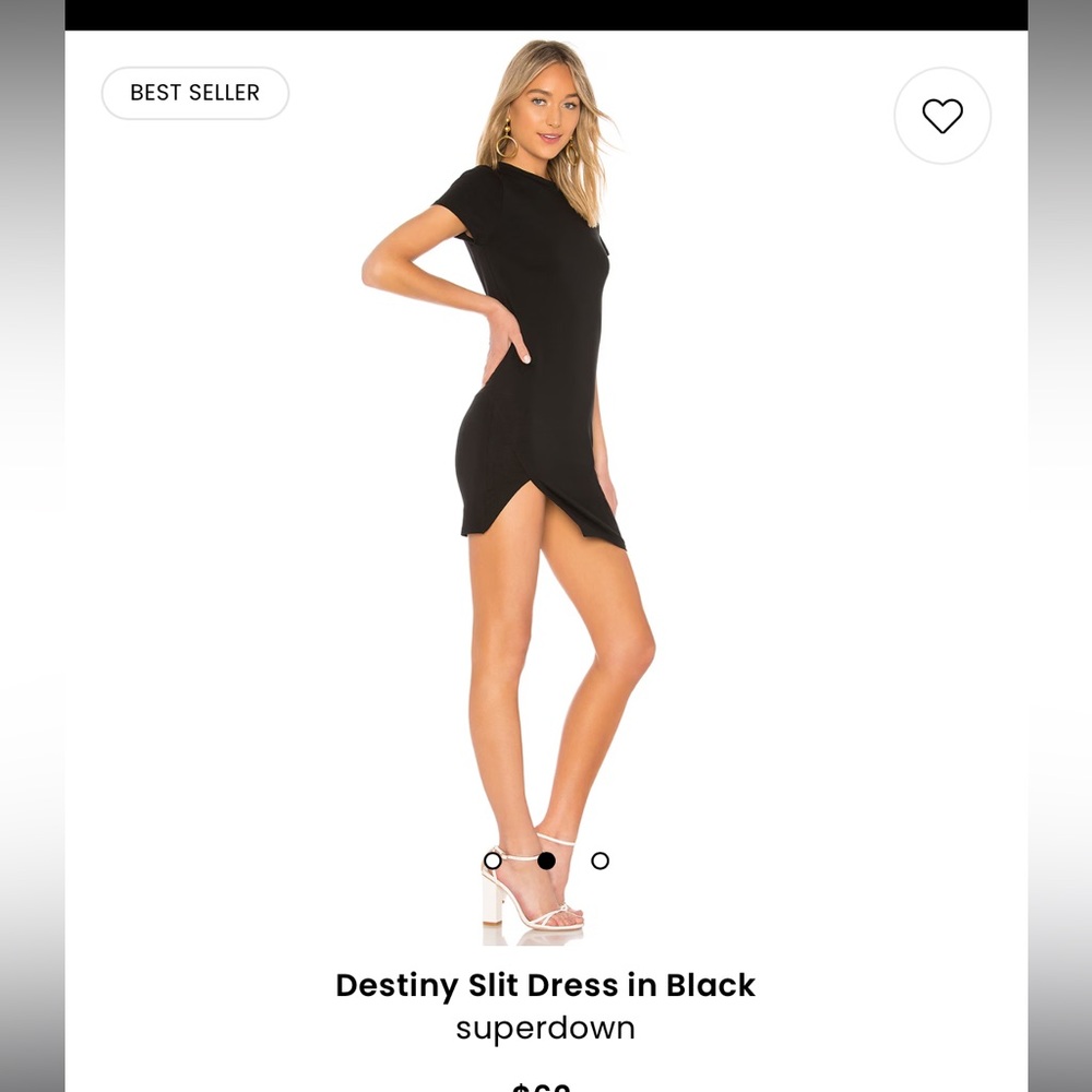 Super down destiny slit dress